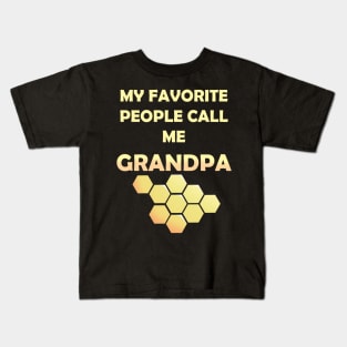 My Favorite People Call Me Grandpa Kids T-Shirt